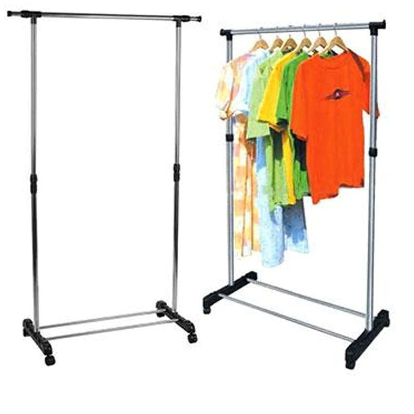 Single Pole Telescopic Clothes Hanger