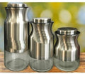 3 Pcs Stainless Steel Canister Set