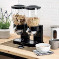 Double Cereal Dispenser - Black