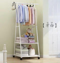 2-In-1 Standing Hanging Rack on Wheels