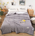 Cotton Thin Summer Cool Quilt - Grey 150*200